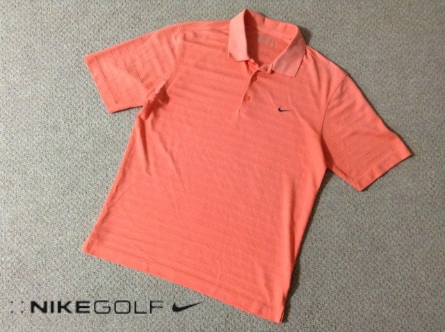 ★中古★ナイキ ゴルフ FIT DRY 半袖ポロシャツ オレンジ 刺繍ロゴ NIKE GOLF 00s 10s 古着 ヴィンテージ オールド NIKE GOLF 255222-622拍卖