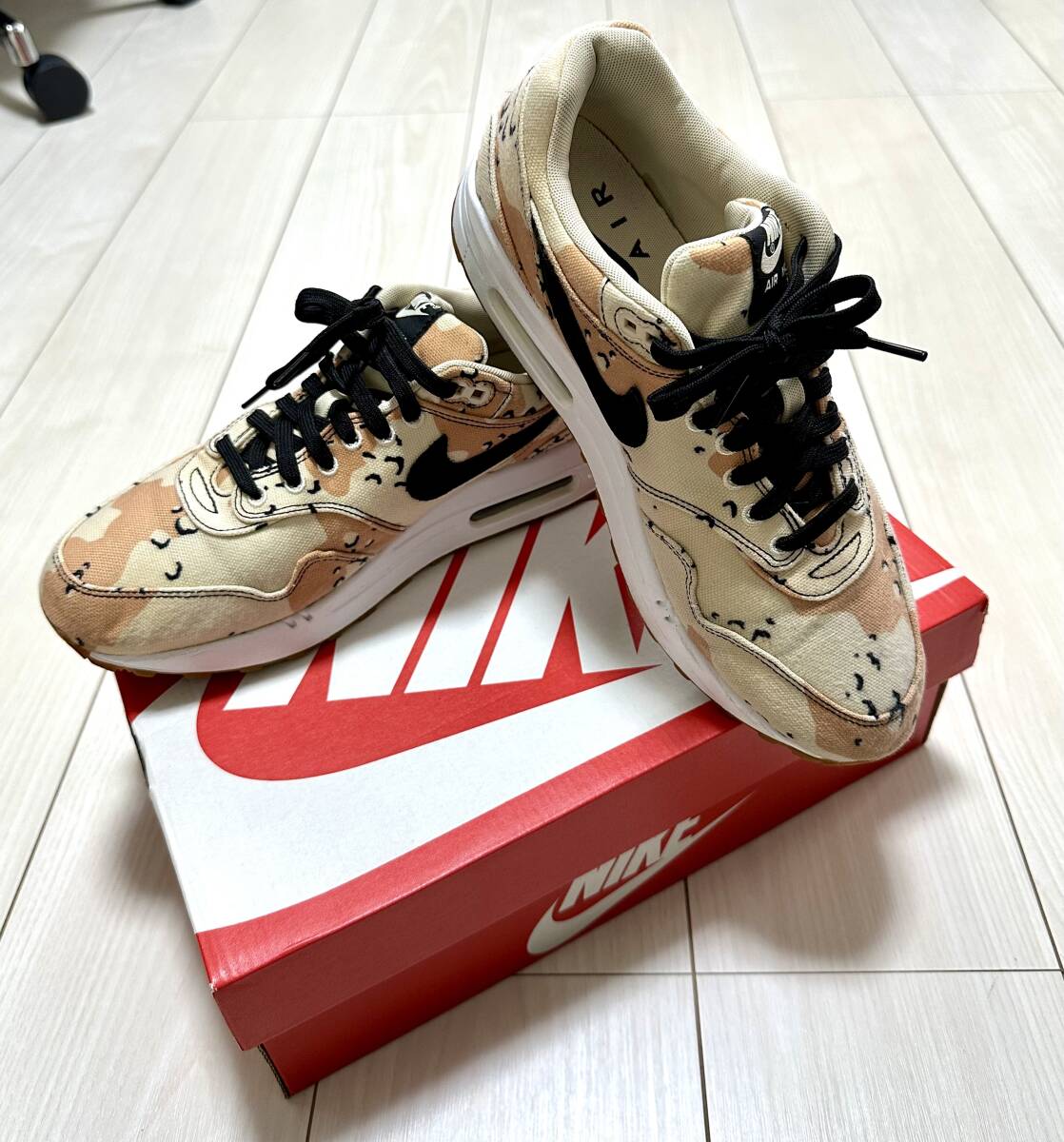 【美品】NIKE AIR MAX 1 PREMIUM ナイキ エアマックス 1 プレミアム 26.5cm 875844-204拍卖