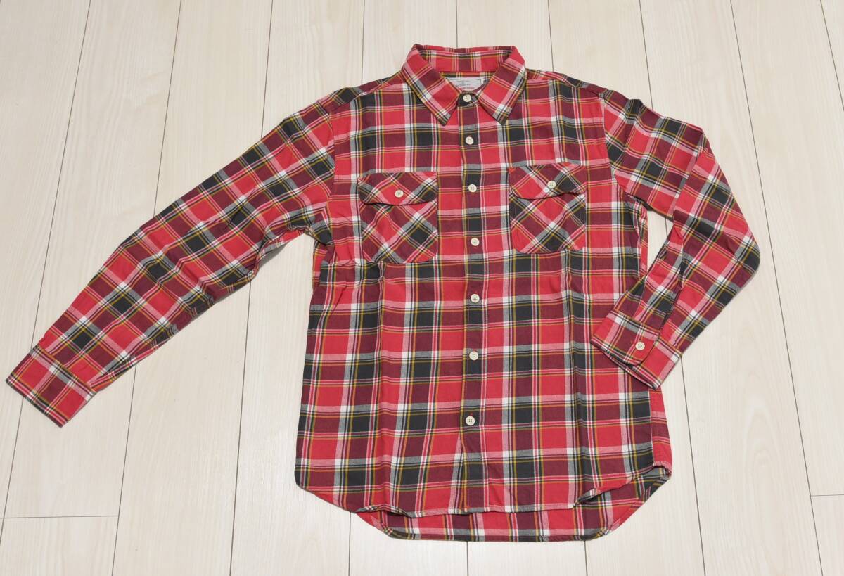 ★美品★ AVIREX アビレックス 長袖ネルシャツ Mサイズ 拍卖