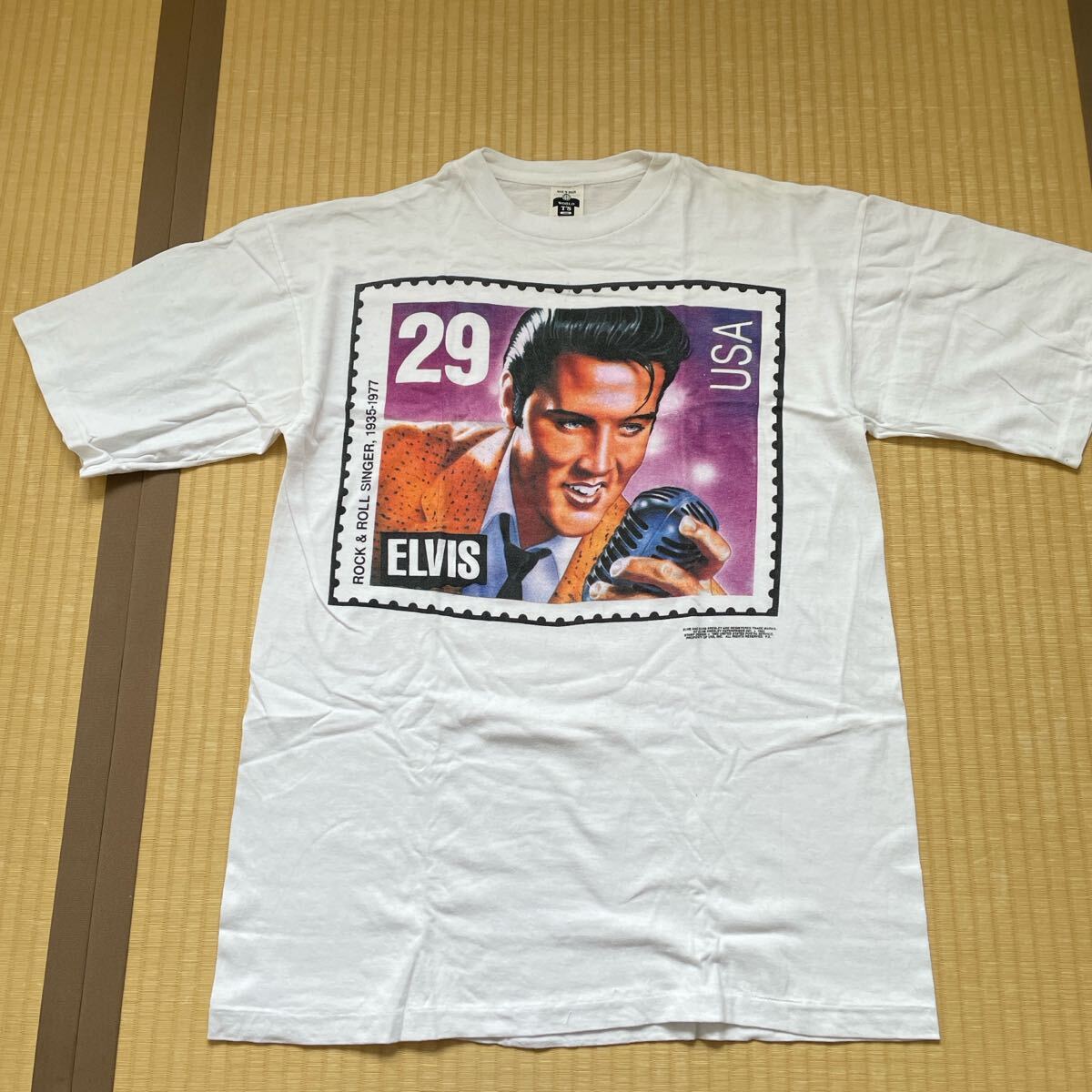 エルビスプレスリー Tシャツ ELVIS PRESLEY ヴィンテージTシャツ Elvis Presley バンドTシャツ MADE IN BRAZIL ヴィンテージロックTシャツ拍卖