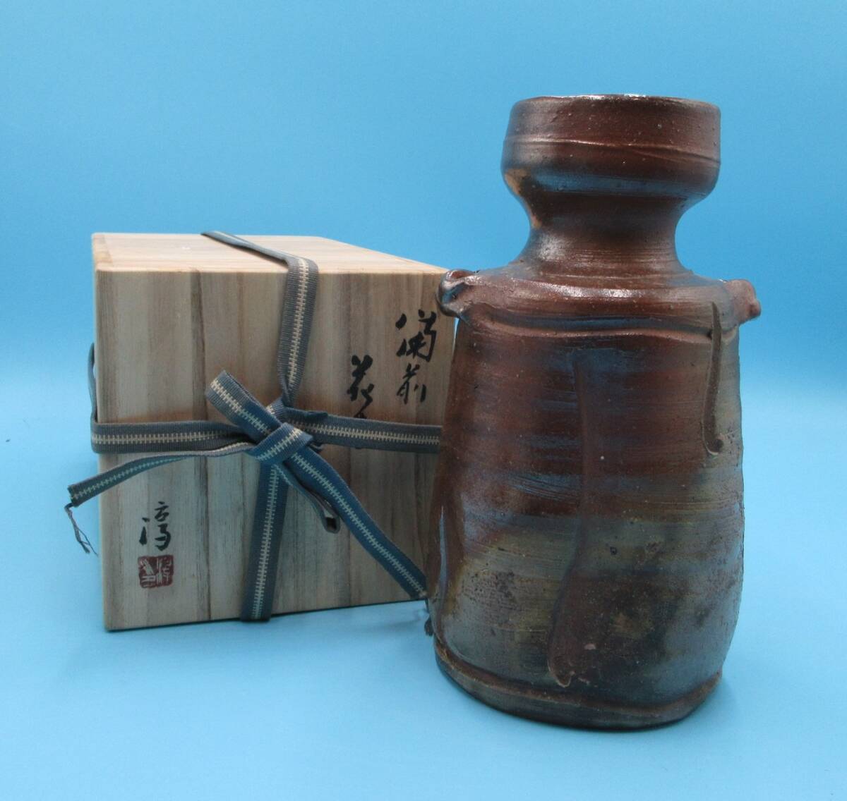 【武蔵野】C209 伊勢崎淳 備前花入拍卖