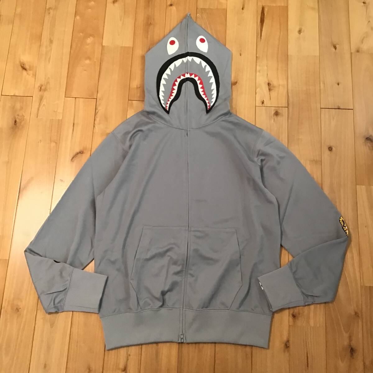 ★新品★ 2009年 テリヤキ星人 ジャージ シャーク パーカー Mサイズ a bathing ape BAPE shark full zip hoodie エイプ ベイプ NIGO i514拍卖