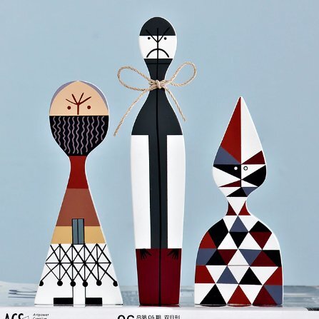 木製 オブジェ 3体1セット 装飾 インテリア ピエロ 北欧 ウッド カラフル 雑貨 かわいい 置物 DYL487拍卖