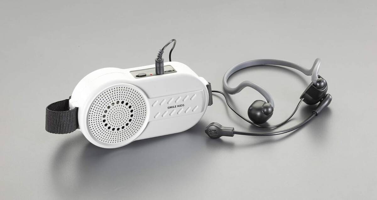 TN068 スマイルキッズ ハンズフリーメガホン AHM-106 拡声器 7W セミナーや展示会で 遠足や運動会 アウトドアでのレッスンに拍卖
