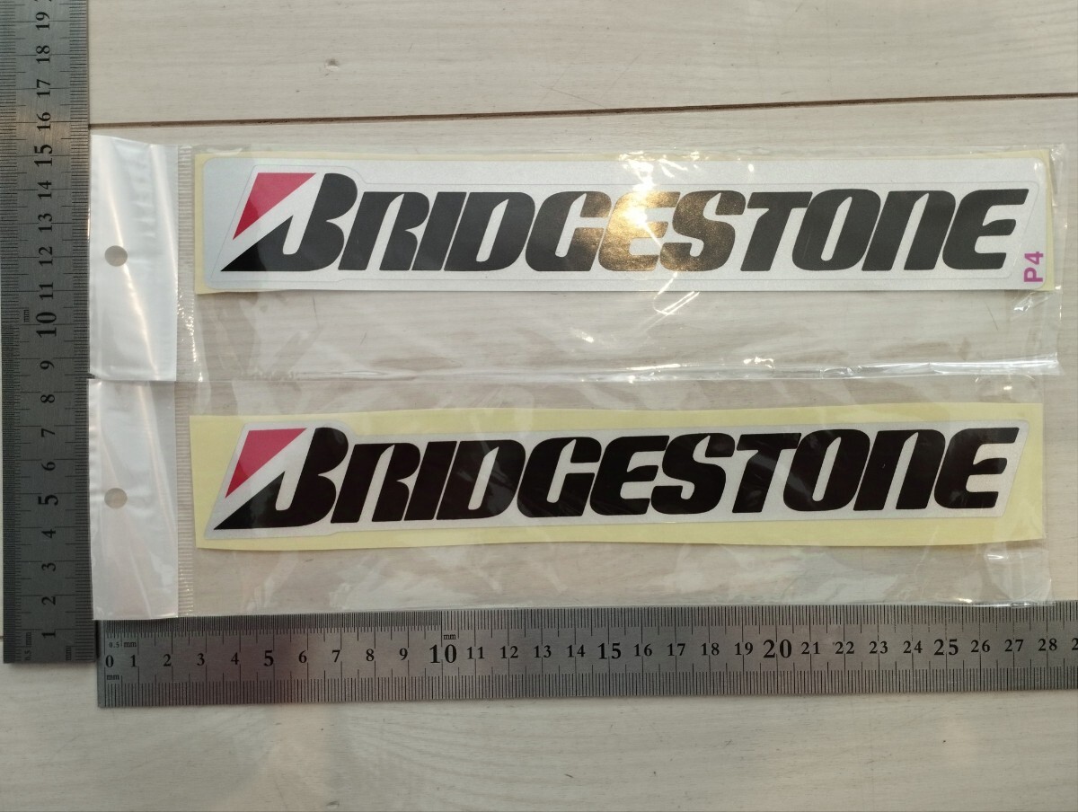 BRIDGESTONEステッカー 2枚セット バイクステッカー カーステッカー  ブリジストンステッカー  レーシングステッカー  防水拍卖