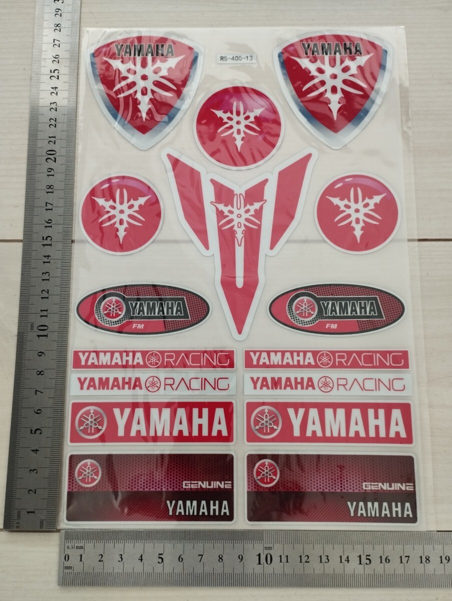 YAMAHAステッカー  1シート分  防水  バイクステッカー  ヤマハステッカー  レーシングステッカー motoGP 拍卖
