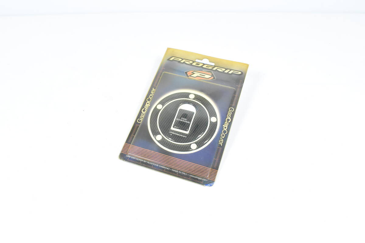 プログリップ カーボン調 ガスキャップカバー/タンクキャップカバー カワサキ用 検)PG5030拍卖