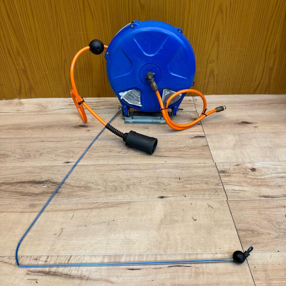 ★動作品★エアーホースリール★三協リール★内径6.5mm×10mm★10m★SHS-210SH★SR(T300)拍卖