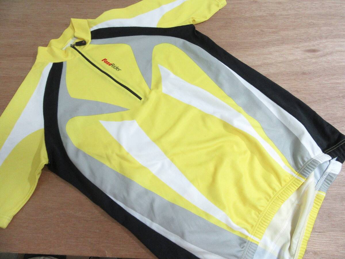 f9271n Fast Rider ハーフジップ サイクルジャージ S サイクリング ロード拍卖