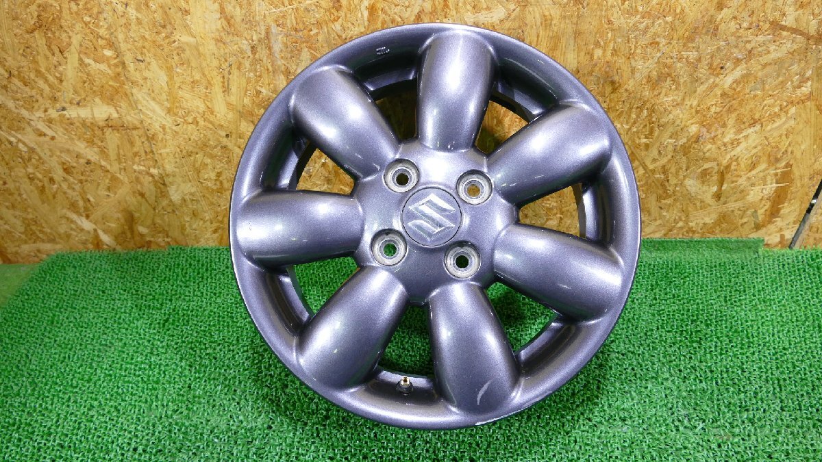 S4902IS スズキ 純正 14インチ アルミ ホイール 14×4.5J+45 100/4H ハブ54 1本拍卖