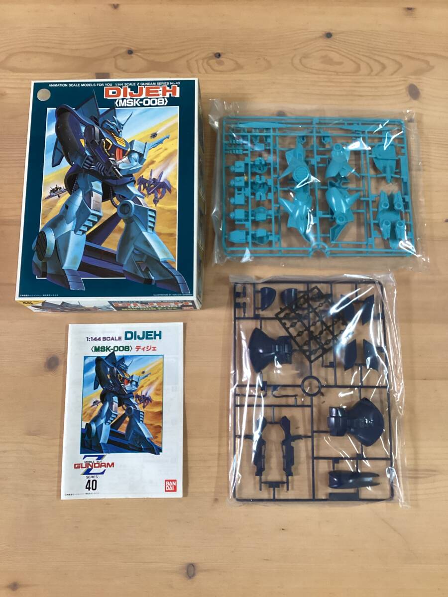 当時物【新品】1/144 DIJEH -ディジェ-(MSK-008)バンダイ 機動戦士Zガンダム 拍卖