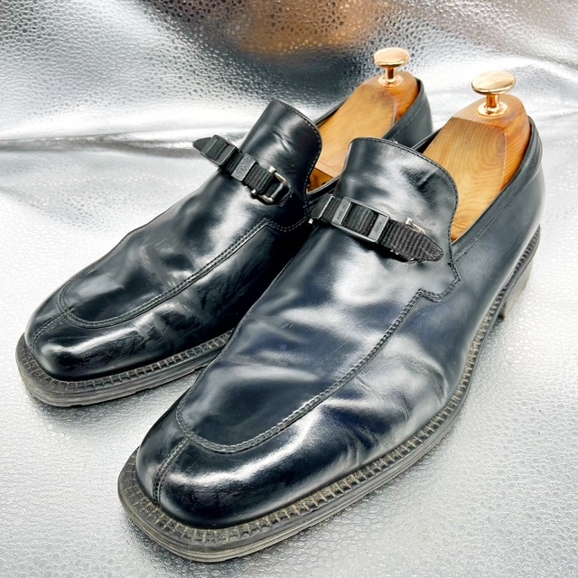 ★ハッシュパピー★レザーシューズ/26.0cm/カジュアルシューズ/ビジネスシューズ/ショートブーツ/革靴/黒拍卖