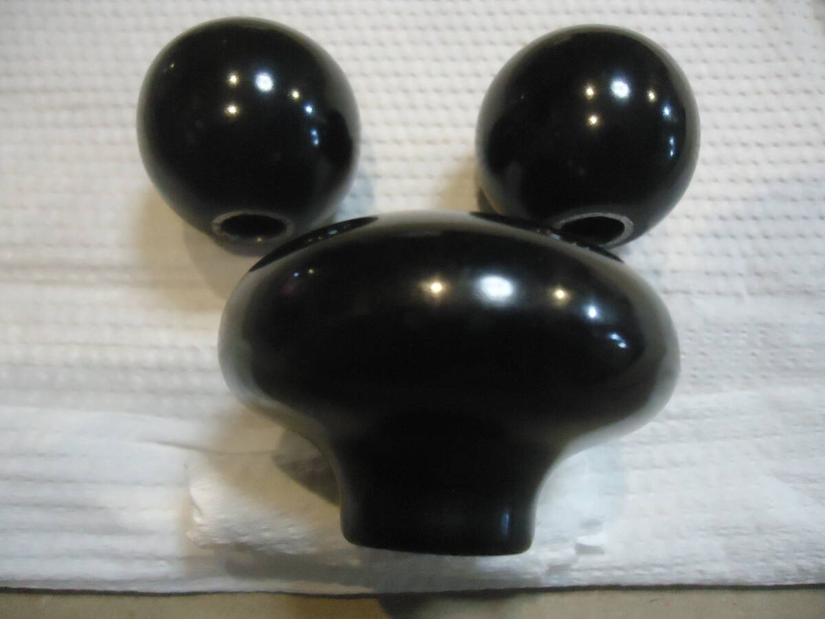 三菱ジープ J3 純正 シフトノブ 中古品 3個セット 取付ネジ M7.93750mm in5/16-24 日焼け変色有り拍卖