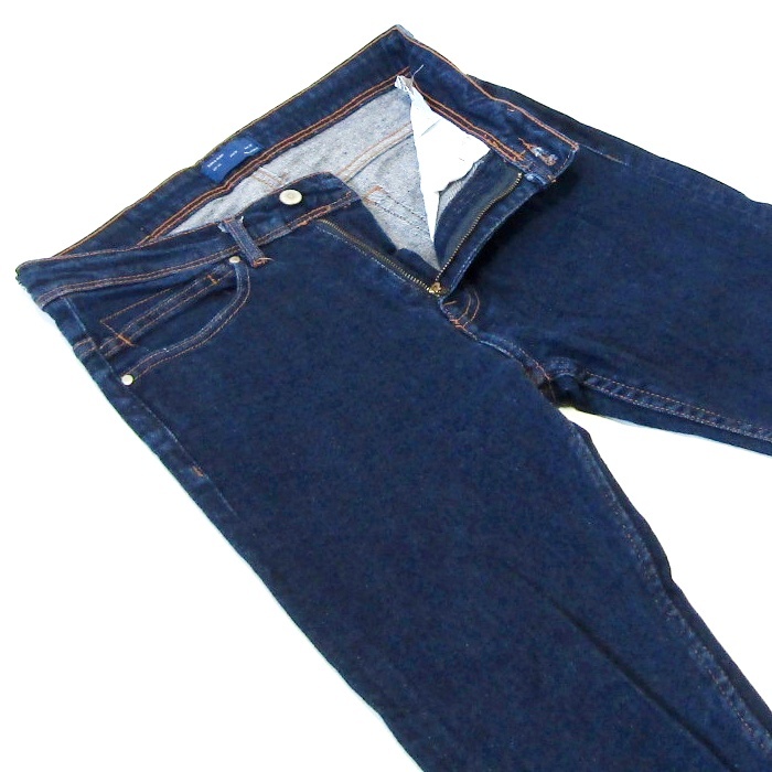 ZARAdnwr.ザラ▼ストレッチテーパードデニム▼濃紺▼32インチ▼ウエスト約82cm拍卖