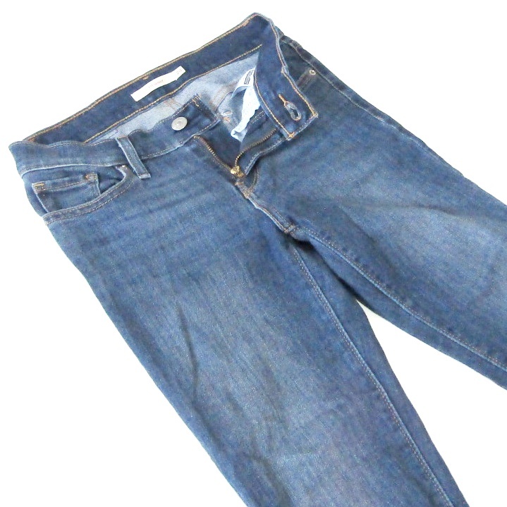 LEVI’Sリーバイス711紗栄子▼アジアンストレッチスキニーデニム▼24インチ▼ウエスト約72㎝拍卖