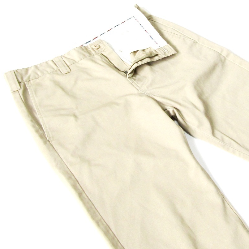 BEAMS HEARTビームスハート▼クロップドチノパン▼Lサイズ▼ウエスト約90cm拍卖