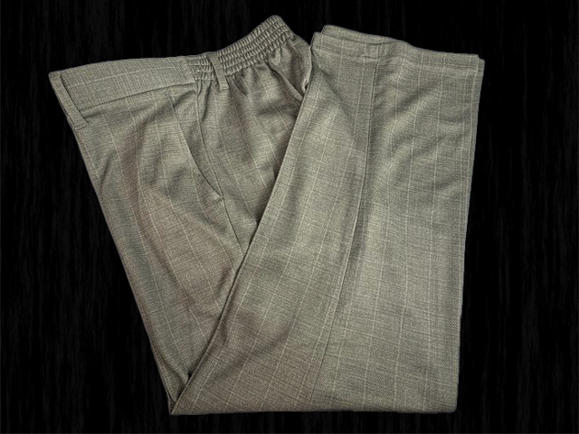 【訳あり】G-4608-202 ベージュ Mサイズ 股下65cm お父さんのラクらくスラックス拍卖