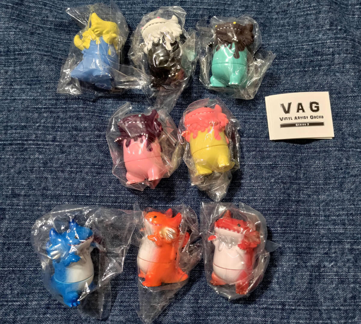 中古 計8体 ランジロン ランジロンベイビー VAG シリーズ 7 9 メディコムトイ ガチャ フィギュア拍卖