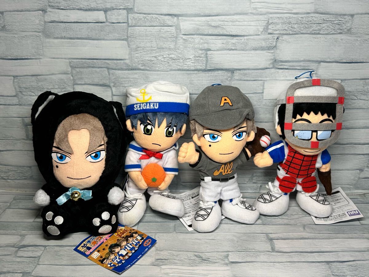 テニスの王子様 ぬいぐるみ ネコぐるみ ベースボールぬいぐるみ2 フレフレ編 劇場版 跡部景吾 越前リョーマ 乾貞治 プライズ 非売品 当時物拍卖