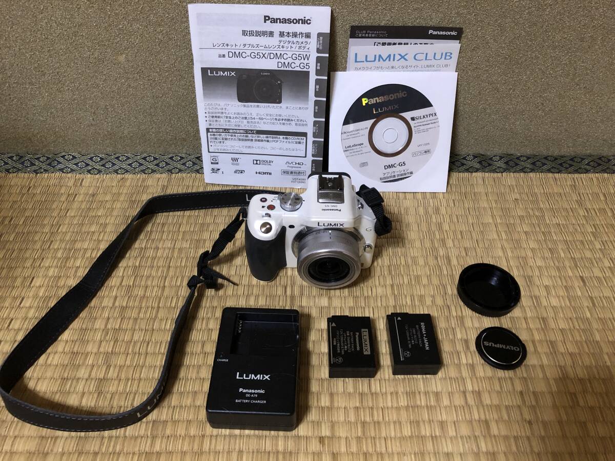 ★Panasonic★DMC-G5レンズセット★Panasonic Lumix H-FS 12032 12-32 0.2/0.66ft★パナソニック LUMIX ルミックス ★美品拍卖