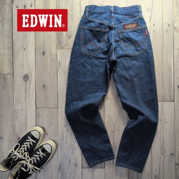 ITALY製☆OLD EDWIN エドウィン☆レディース テーパード デニム W28 S2381拍卖