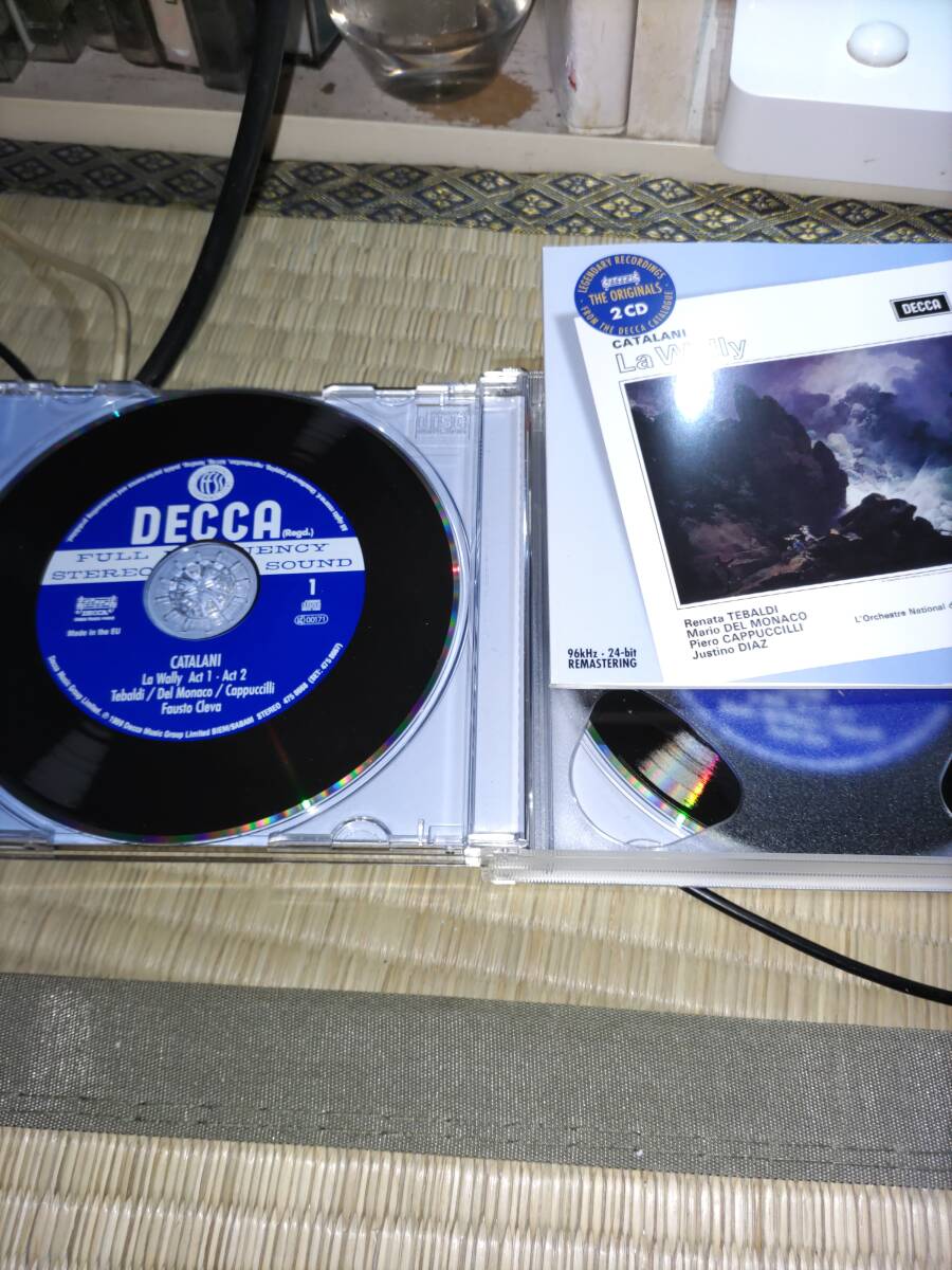 カタラーニ:ワリー 全曲/ デバルディ Tebaldi /デル・モナコ del Monaco /クレヴァ指揮/モンテ・カルロ国立歌劇場管弦楽団 拍卖