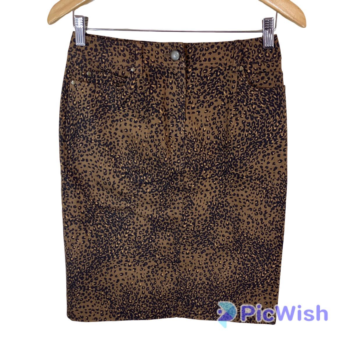 miss ashida. ミス アシダ jun ashida ジュン アシダ ladies レディース ボトムス レオパード ヒョウ柄 豹柄 アニマル柄 スカート 拍卖