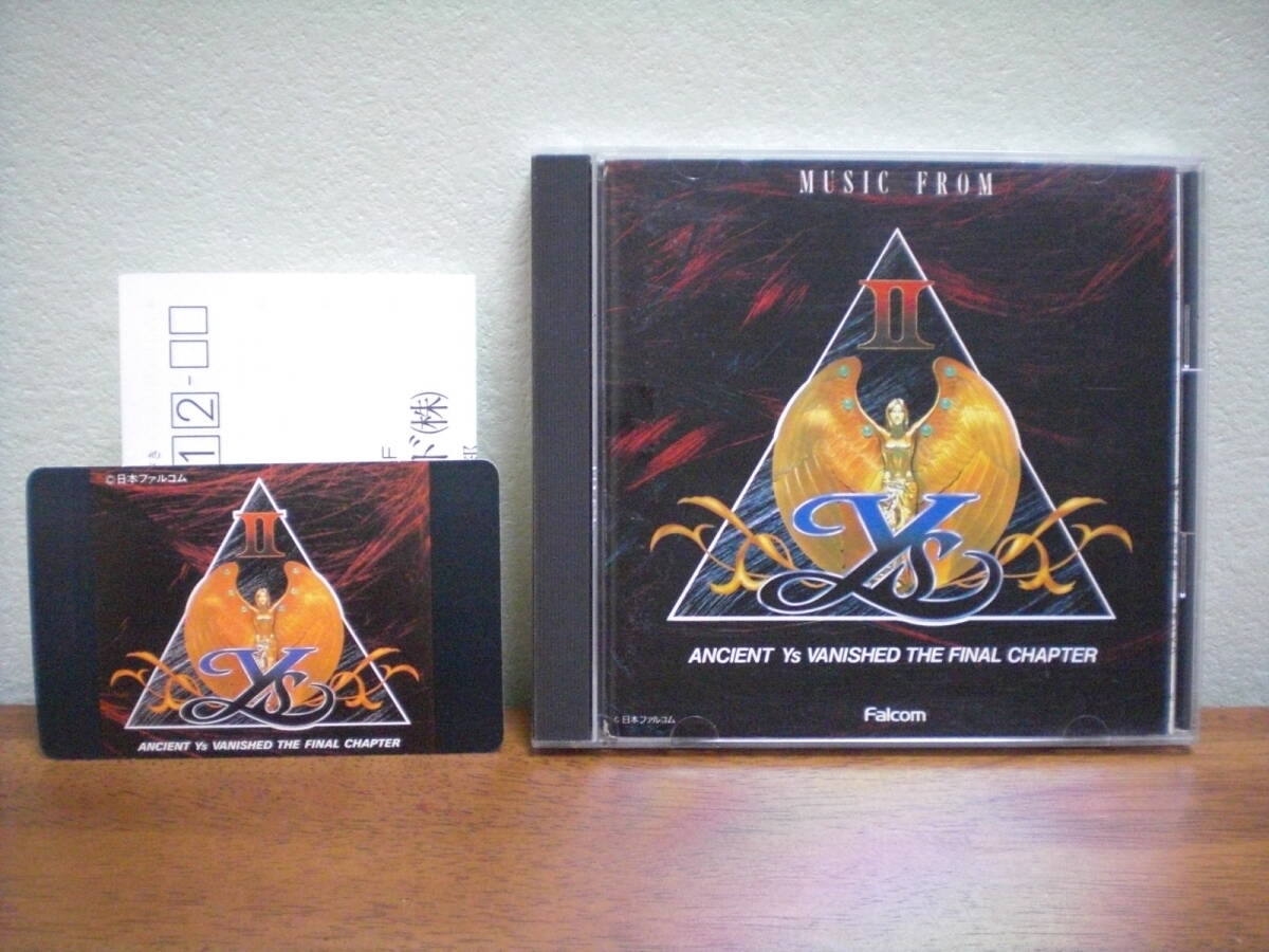 【即決】ミュージック フロム イース2 (限定ステッカー・楽譜付)日本ファルコム 古代祐三 Falcom Ys2 イースII OST オリジナルサントラ拍卖