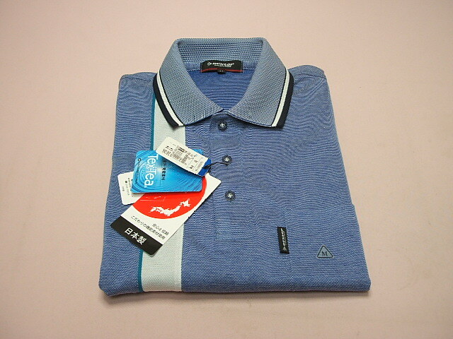 ☆送料無料4.290円の40%offで2.574円☆ダンロップ☆出雲ブランド(日本製)☆半袖ポロシャツ(M)☆拍卖