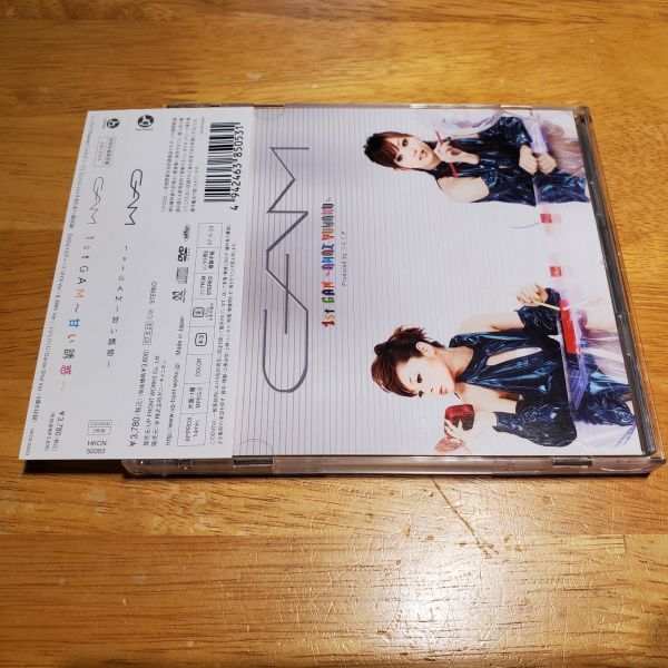 【送ク】CD+DVD GAM / 1st GAM~甘い誘惑 初回生産限定盤(松浦亜弥 藤本美貴)拍卖