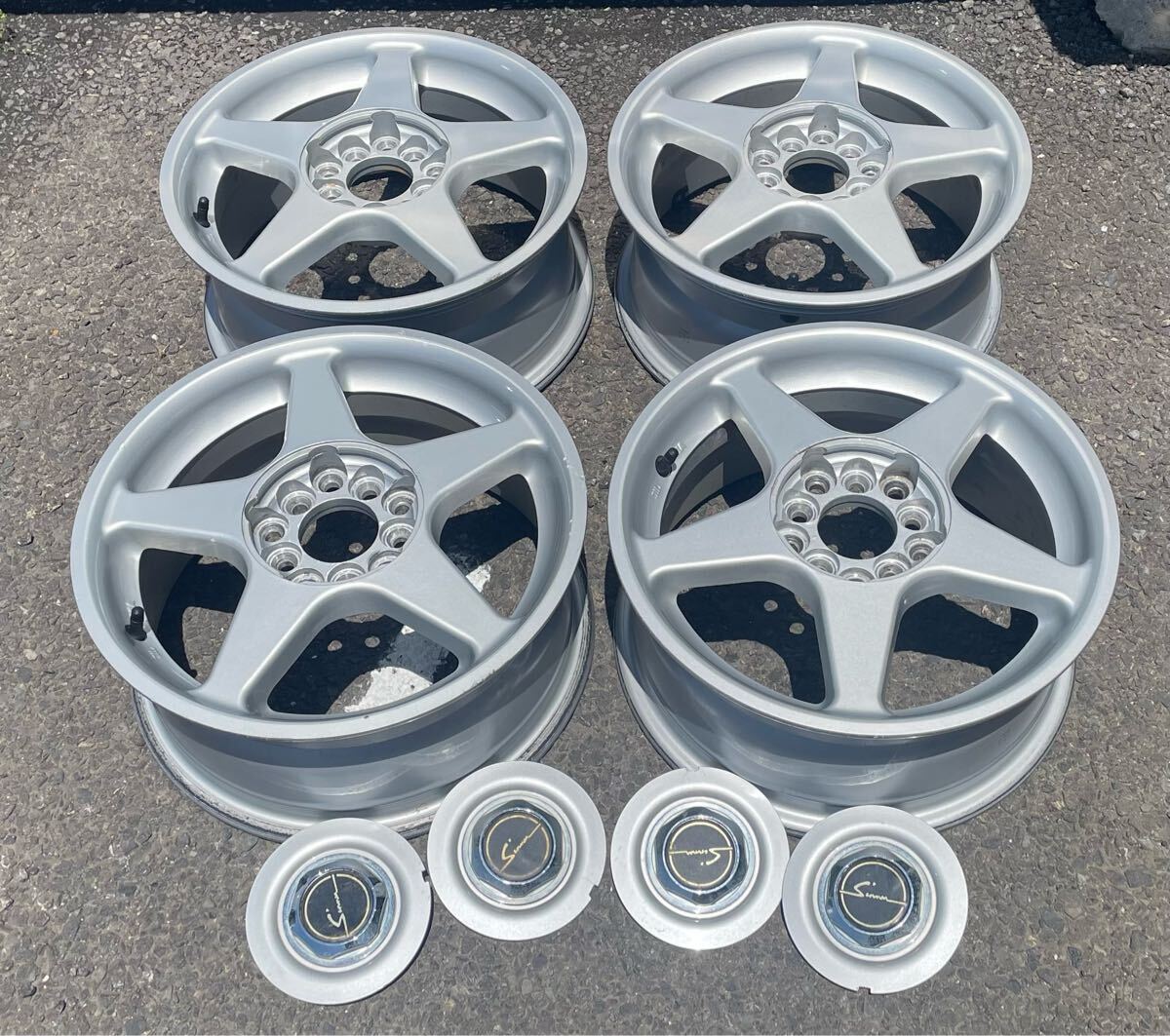 【当時物】星型ホイール sinnon 1565 +40 10穴マルチ 宅配不可拍卖