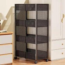 本棚着地物置棚可動プーリテーブルサイドすき間付き本棚テーブル下ブックファイル収納棚ワゴン拍卖