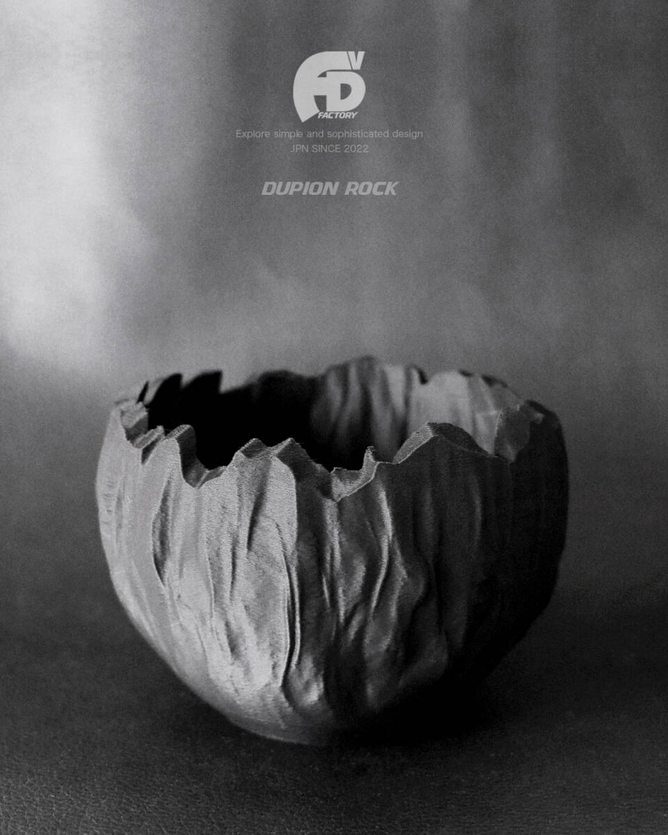 Adv-046 (110×80) Dupion Rock 植木鉢 おしゃれ 多肉 観葉 塊根植物 コーデックス 鉢 3d鉢 作家鉢 3dプリンター鉢 グラキリス アガベ拍卖