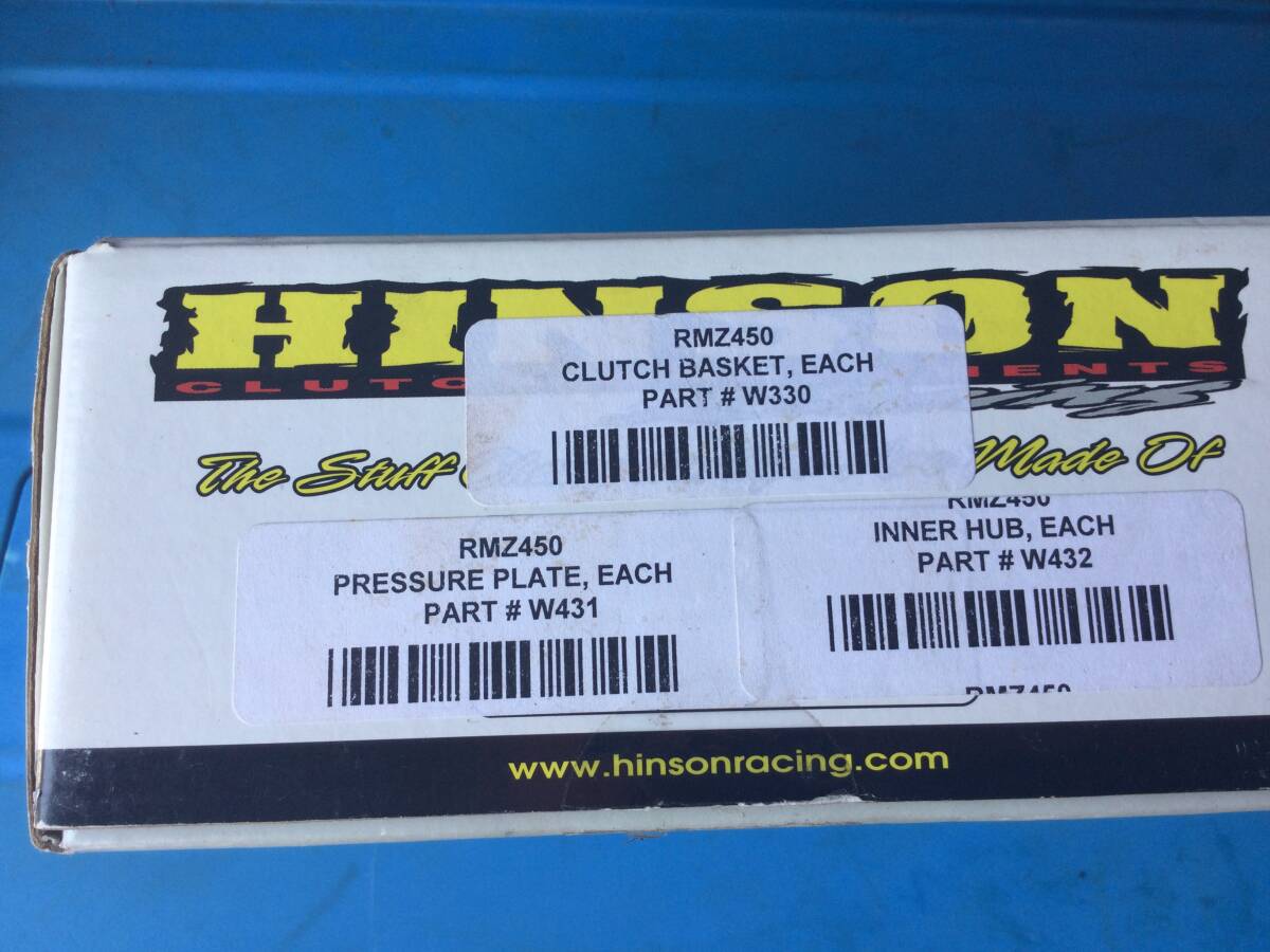 RMZ450 13~ヒンソン製 スズキファクトリーカスタム クラッチユニットキット 63T 中古品拍卖