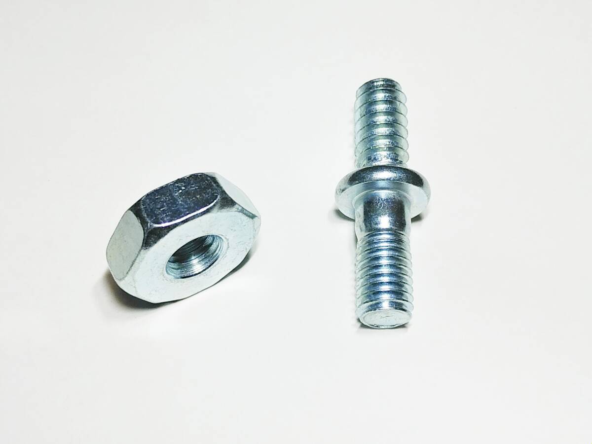 Stihlスチール チェンソー ガイドバー固定ボルト ガイドバーナット 社外品 M8 ソーチェン 寸切り リペア 部品パーツms170 180 210 230 250拍卖