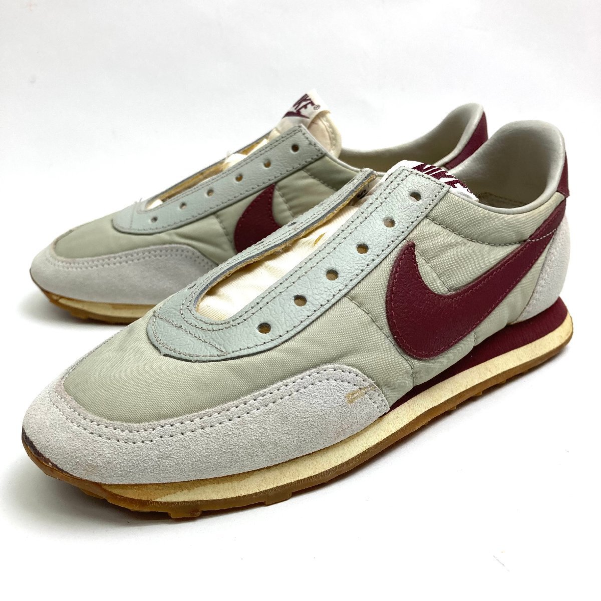 e) NIKE ナイキ ローカットスニーカー 820406KC2 ベージュ系色 韓国製 表記SIZE:5 ヴィンテージ レディース 現状渡し ※ 経年保管品拍卖