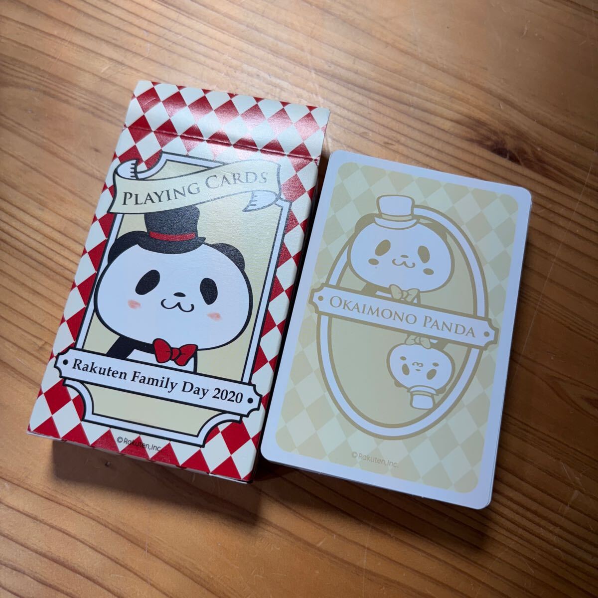 【ほぼ未使用】楽天パンダ おかいものパンダ トランプ 非売品 // サンリオ キキララ リラックマ マイメロディ拍卖