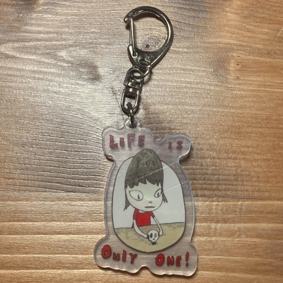 奈良美智 yoshitomo nara アクリル キーホルダー K【LIFE IS ONLY ONE!】拍卖