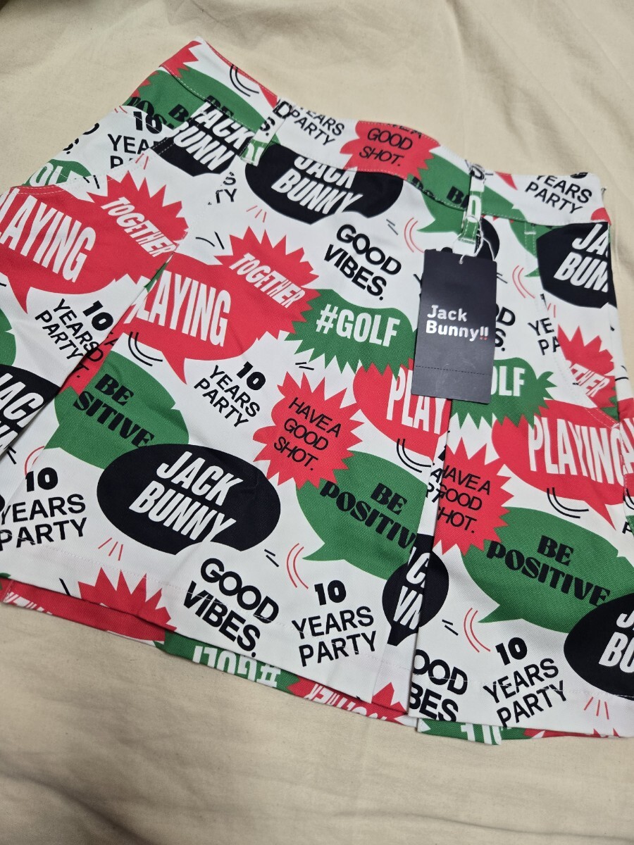 ツイル スカート 0サイズS ジャックバニーレディース ゴルフウェア拍卖