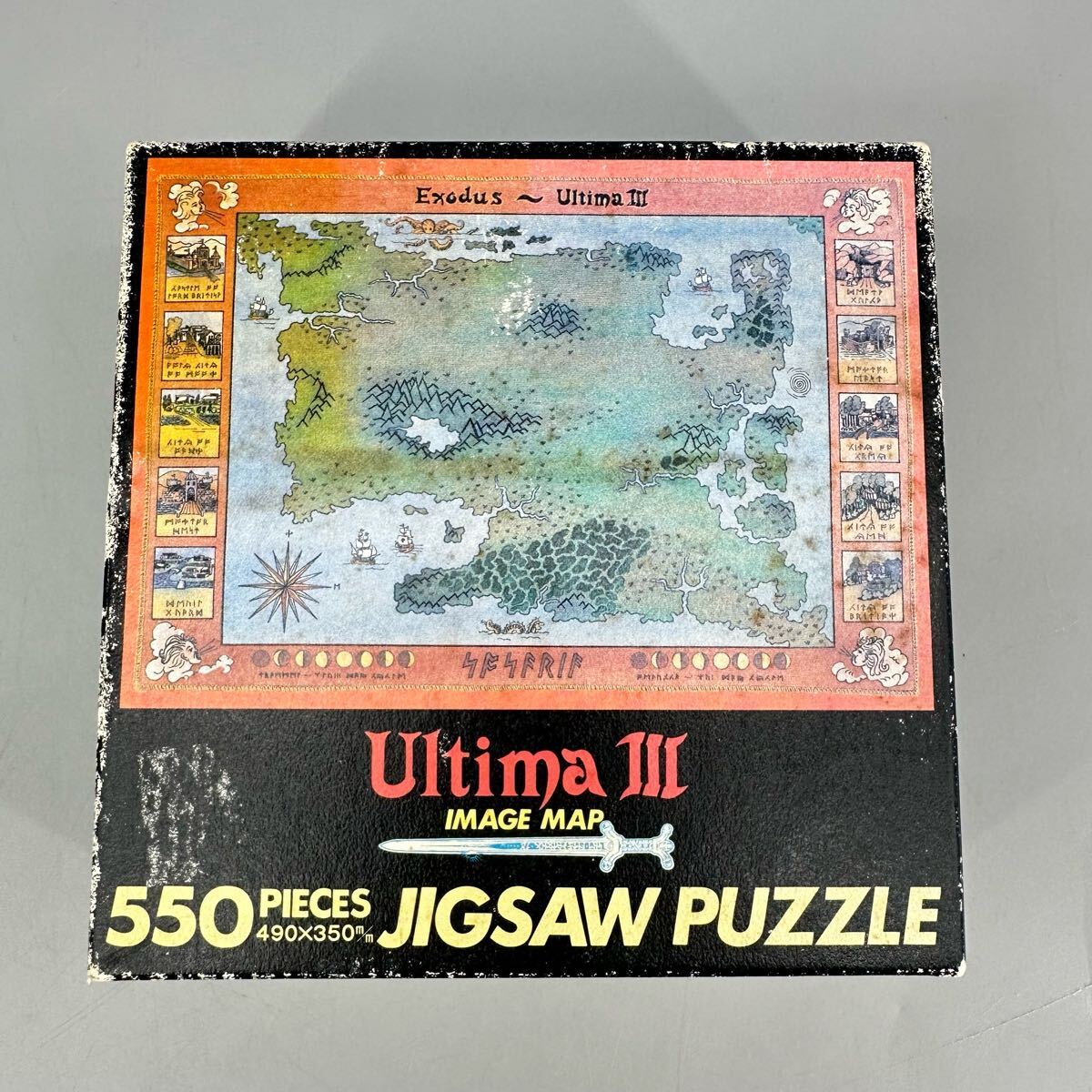 未使用 ウルティマIII エクソダス イメージマップ ジグソーパズル 550ピース ULTIMA 3 EXODUS スタークラフト STARCRAFT拍卖