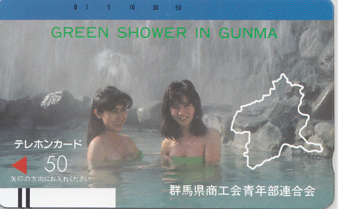 群馬県商工会… /温泉 女性入浴【テレカ】F. 9.26 ★送料最安75円~拍卖