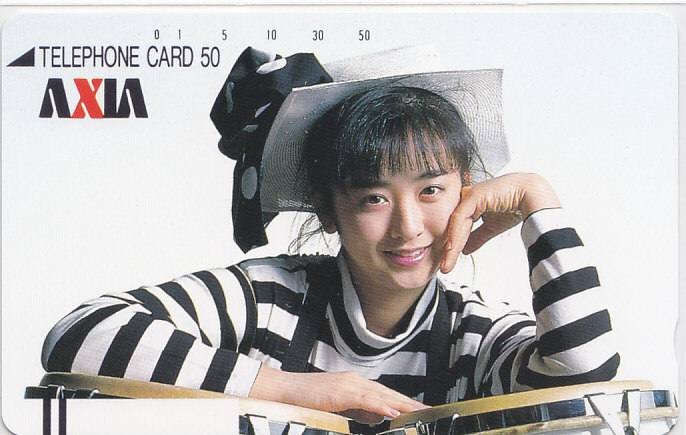 斉藤由貴 AXIA/【テレカ】 L.6.17e ★送料最安75円~拍卖