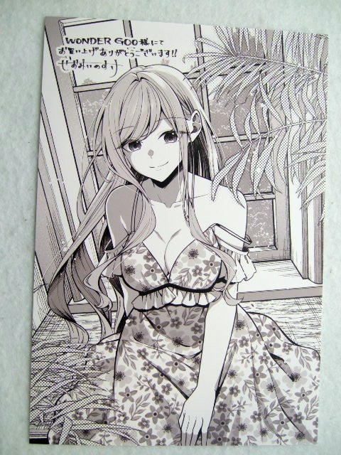 ワンダーグー 限定 異世界でチート能力を手にした俺は、現実世界をも無双する ガールズサイド 2巻 ポストカード 250627 特典 WonderGOO拍卖