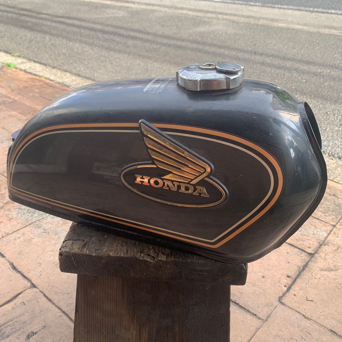 中古品 ホンダ純正 CD50ガソリンタンク CD90リペアベースレストアエイプカブモンキー拍卖