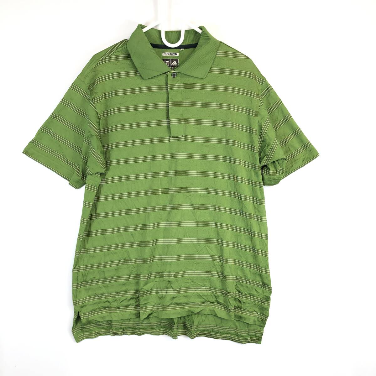 adidas アディダス 半袖ゴルフポロシャツ グリーン系 Sサイズ 082153拍卖