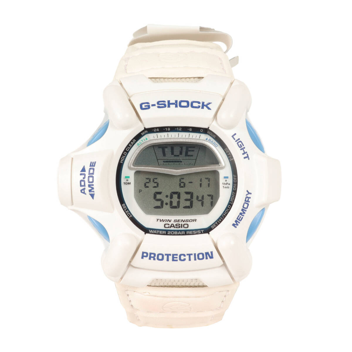 G-SHOCK 90s RISEMAN / ライズマン DW-9100PJ-7 アメリカパラシュート協会モデル 腕時計 / ウォッチ(デッドストック) / ホワイト拍卖