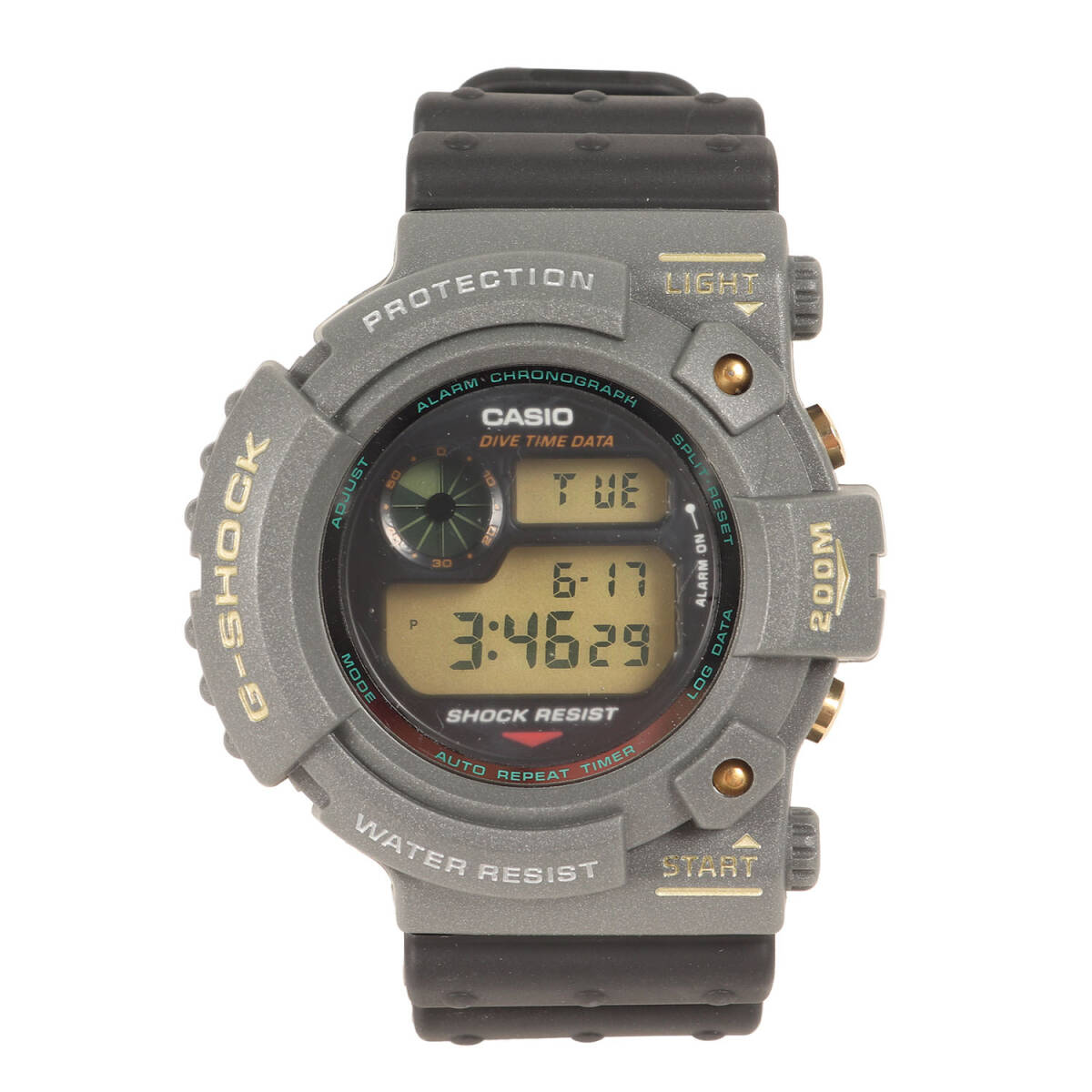 G-SHOCK ジーショック 90s DW-6300B-8 初代フロッグマン ダークメタリックグレー 腕時計 / ウォッ / ダークグレー / CASIO カシオ拍卖