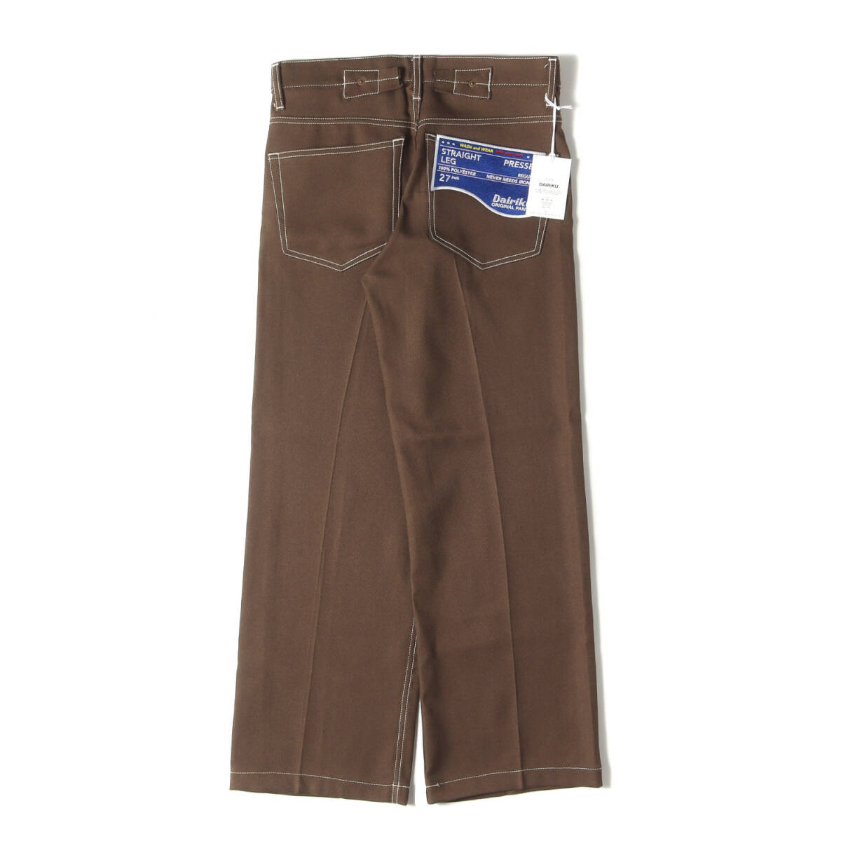 DAIRIKU ダイリク パンツ サイズ:27 / フラッシャー プレスド ランチャー パンツ (Flasher Pressed Pants 20SS B-3) / ブラウン拍卖