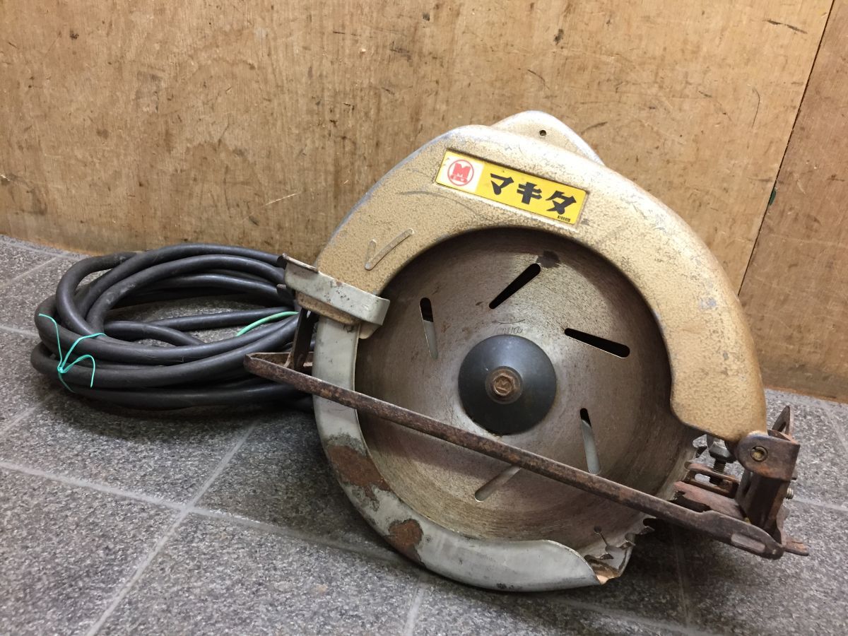 FF104 makita マキタ 7型マルノコ 5800N-A 100V 170-180mm 木工用 超硬丸ノコ 丸のこ 丸鋸 電動工具 電気工具 DIY 大工道具 動確OK/100拍卖