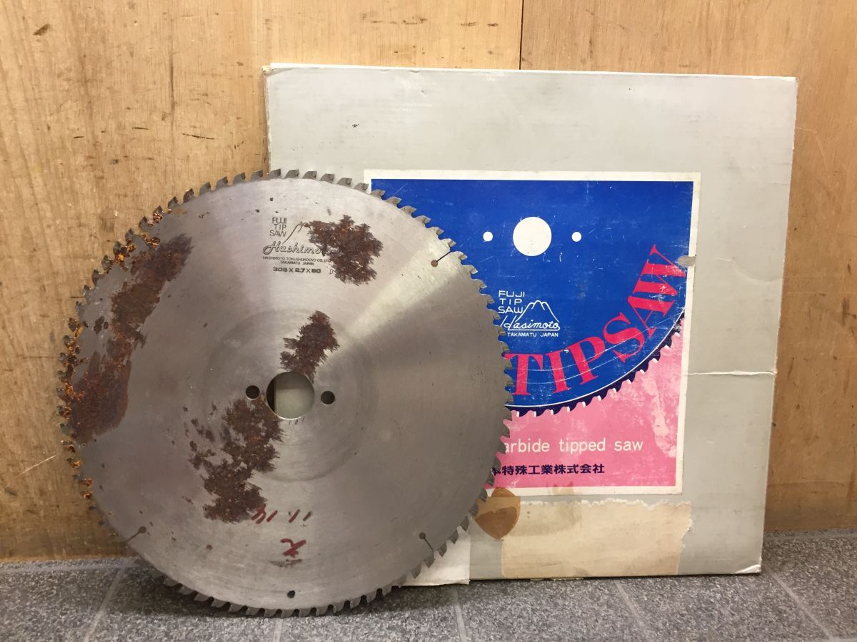 FF182 FUJI.TIP.SAW チップソー 305X2.7X80 TOKYO 丸鋸刃 木材 加工 箱付/100拍卖